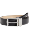 Calvin Klein K509647 - CUIR DE VACHETTE - NOI calvin klein-adj domed-ceinture homme 35mm ceintures