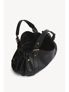 Gerard Darel 24H/410 - CUIR DE VACHETTE - NOI sac 24 heures gérard darel porté main Sacs à mains