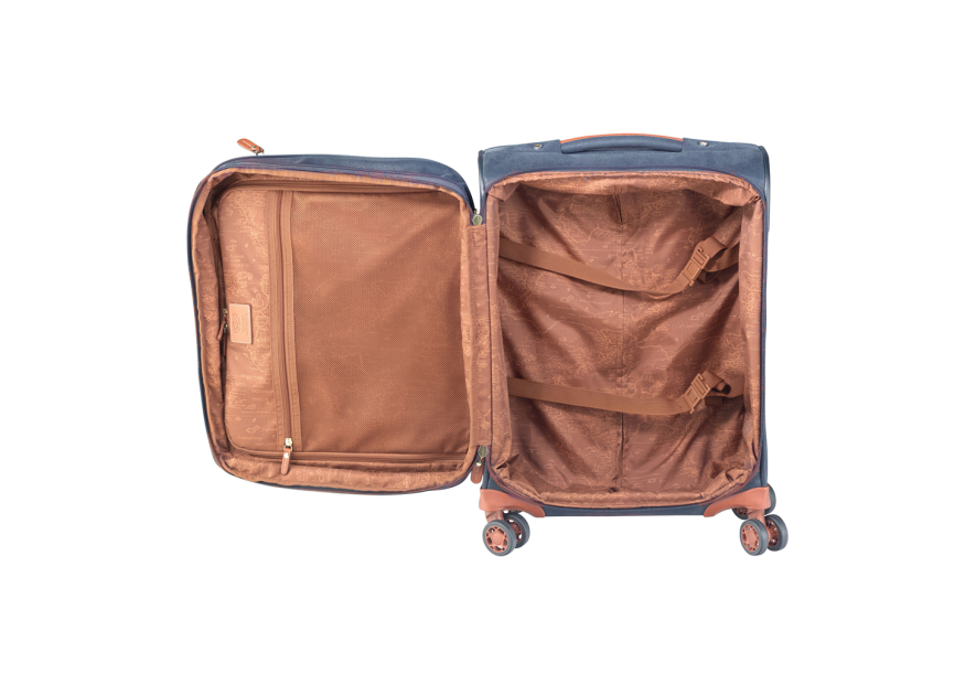 JUMP 4450NU - TEP ET CUIR - MARINE valise cabine 4 roues uppsala