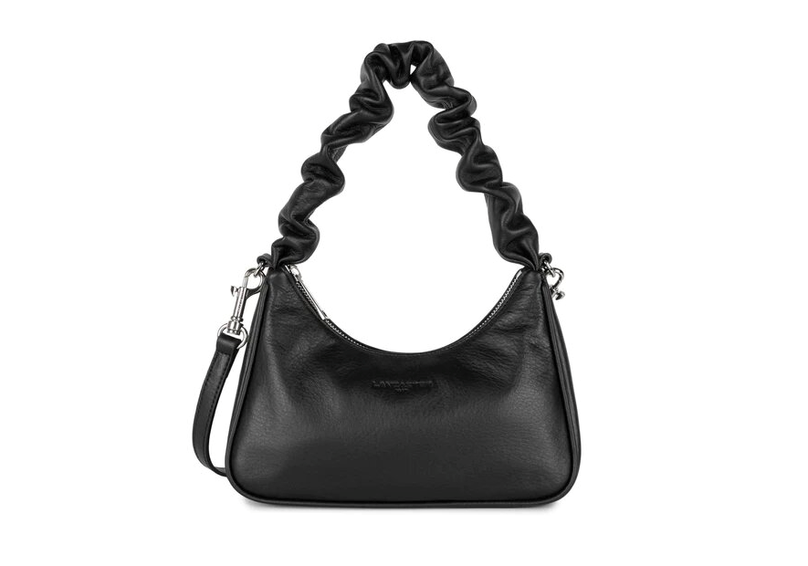 Lancaster 577-16 - CUIR DE VACHETTE - NOIR lancaster soft chouchou trotteur Sacs à mains