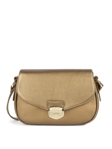 Lancaster 547-59 - CUIR DE VACHETTE - GOLD lancaster foulonné milano trotteur rabat sac-business