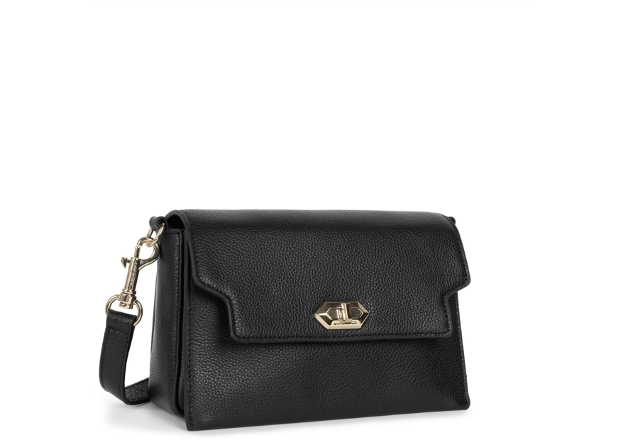 Lancaster 547-58 - CUIR DE VACHETTE - NOIR foulonné milano-sac rabat s Sacs à mains