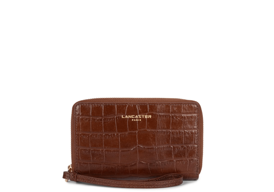 Lancaster 124-12 - VACHETTE CROCO - CHATAI Exotic Croco CN - Portefeuille pmpb femme
