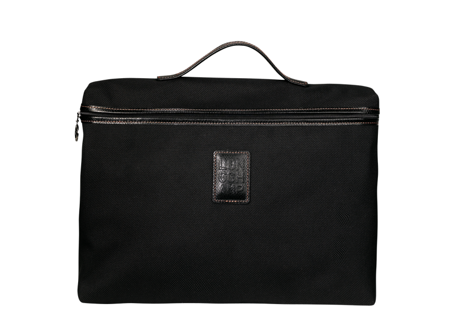 Longchamp 2182080 - POLYESTER/CUIR - NOIR porte documents simple boxford Sac business