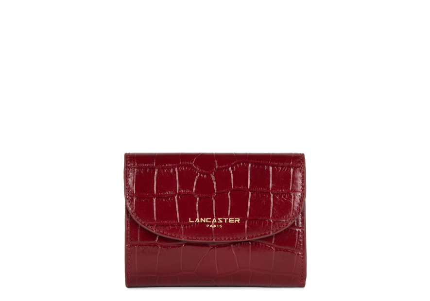 Lancaster 124-11 - VACHETTE CROCO - CARMIN lancaster exotic croco pmpb pmpb