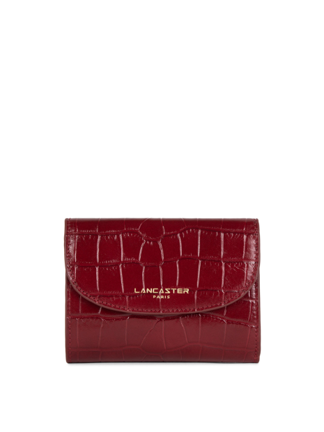 Lancaster 124-11 - VACHETTE CROCO - CARMIN lancaster exotic croco pmpb pmpb