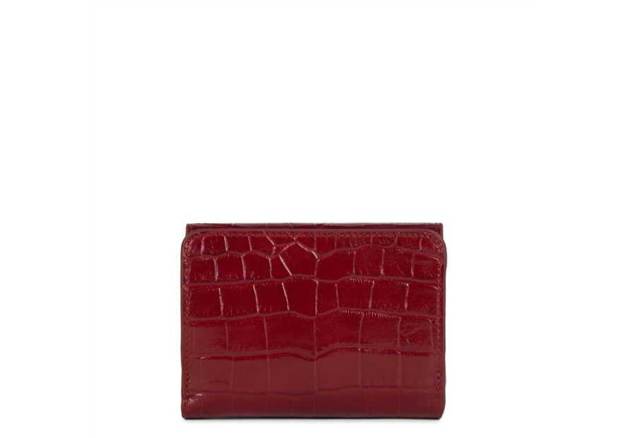 Lancaster 124-11 - VACHETTE CROCO - CARMIN lancaster exotic croco pmpb pmpb