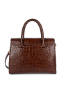 Lancaster 524-85 - VACHETTE CROCO - CHATAI Exotic Croco CN - Sac rabat sacs-a-mains