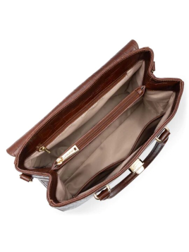 Lancaster 524-85 - VACHETTE CROCO - CHATAI Exotic Croco CN - Sac rabat Sacs à mains