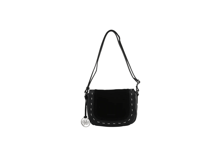 Francinel 22633 - CUIR DE VACHETTE - NOIR francinel porté travers Sacs à mains