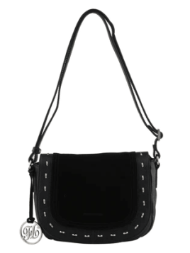 Francinel 22633 - CUIR DE VACHETTE - NOIR francinel porté travers Sacs à mains