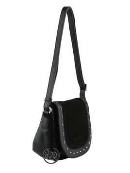 Francinel 22633 - CUIR DE VACHETTE - NOIR francinel porté travers Sacs à mains