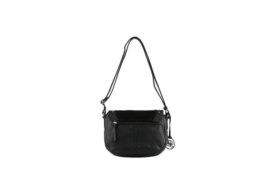 Francinel 22633 - CUIR DE VACHETTE - NOIR francinel porté travers Sacs à mains