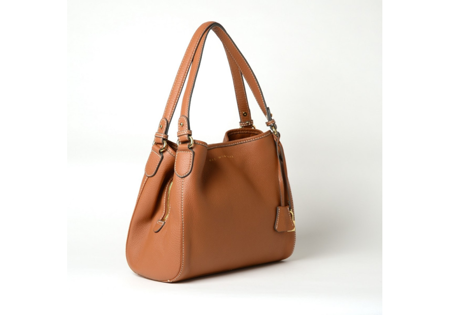 Mac Douglas DULCINE-ROMY S - CUIR DE VACHETT sac shopper taille s dulcine rome mac douglas shopping