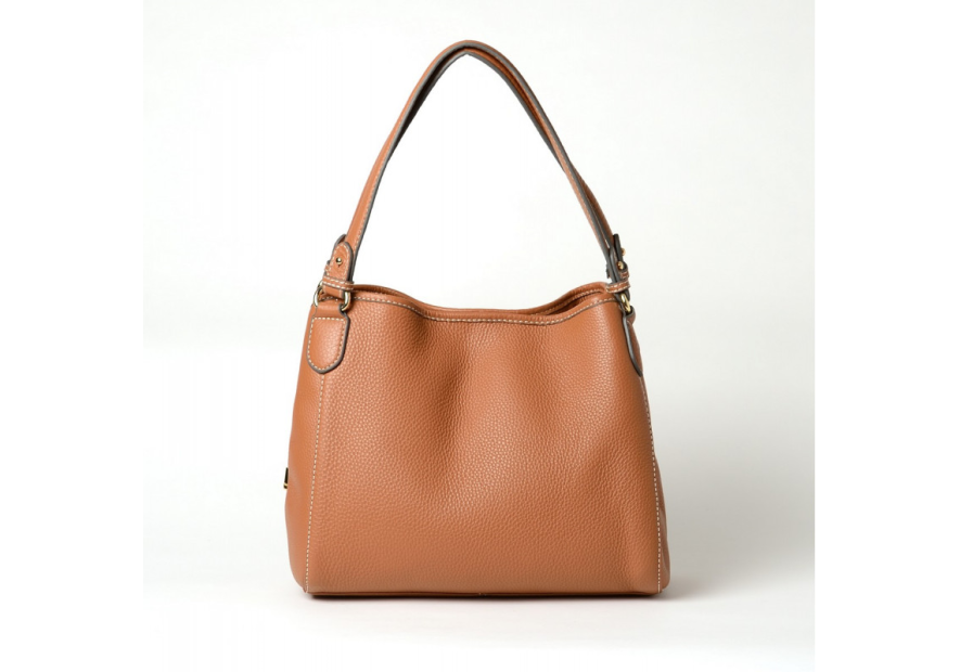 Mac Douglas DULCINE-ROMY S - CUIR DE VACHETT sac shopper taille s dulcine rome mac douglas shopping