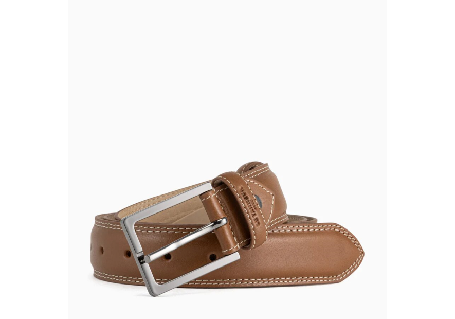Le Tanneur TXE8H38 - CUIR DE VACHETTE - TAN le tanneur charles ceinture homme 35mm Ceinture homme