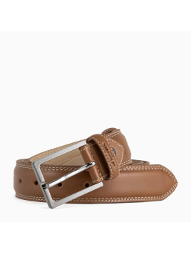 Le Tanneur TXE8H38 - CUIR DE VACHETTE - TAN le tanneur charles ceinture homme 35mm Ceinture homme