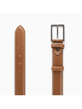 Le Tanneur TXE8H38 - CUIR DE VACHETTE - TAN le tanneur charles ceinture homme 35mm Ceinture homme