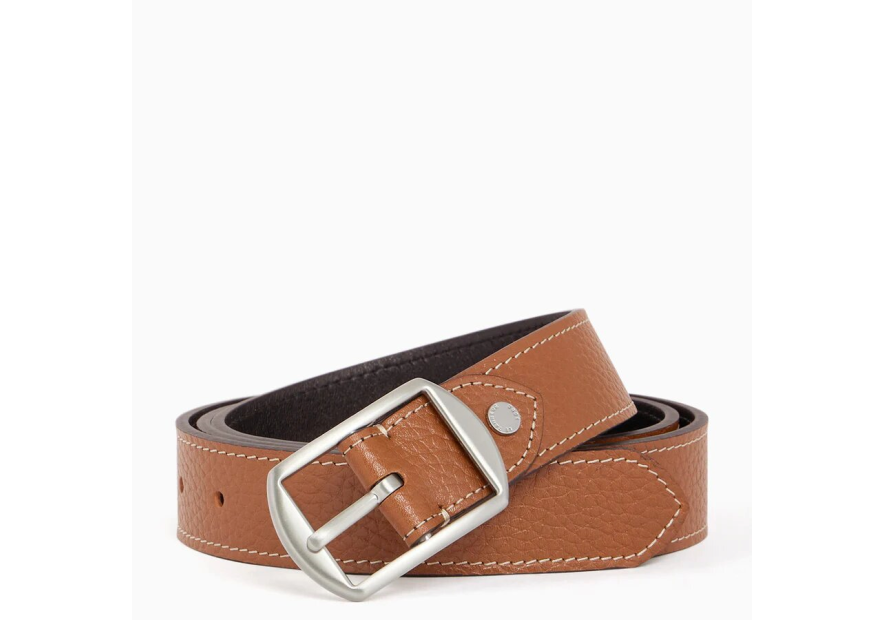 Le Tanneur TXE8H46 - CUIR DE VACHETTE - NOI le tanneur charles ceinture reversible homme 35mm Ceinture homme