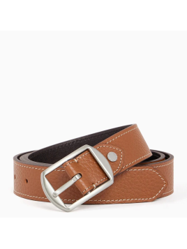 Le Tanneur TXE8H46 - CUIR DE VACHETTE - NOI le tanneur charles ceinture reversible homme 35mm Ceinture homme