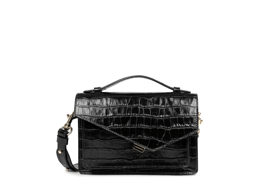 Lancaster 480-010 - CUIR DE VACHETTE - NOI lancaster-zoé-sac rabat Sacs à mains