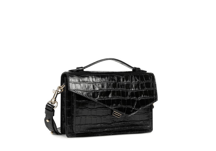 Lancaster 480-010 - CUIR DE VACHETTE - NOI lancaster-zoé-sac rabat Sacs à mains