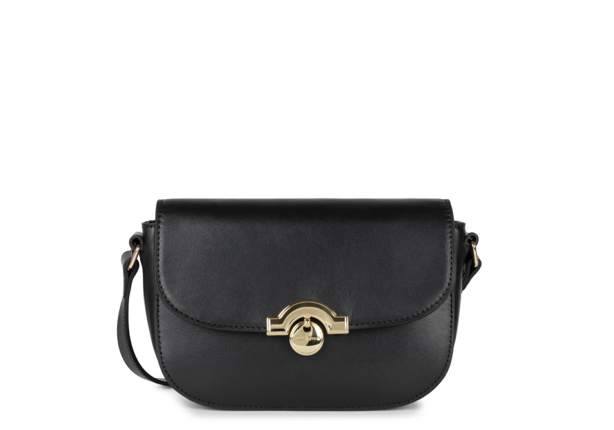 Lancaster 531-001 - CUIR DE VACHETTE - NOI lancaster paris médaille trotteur rabat Sacs à mains