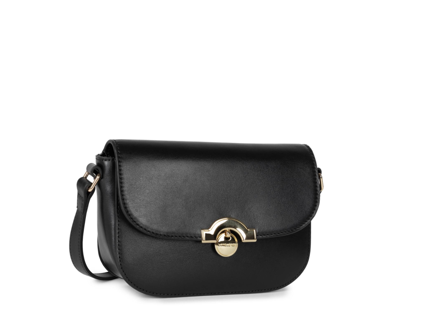 Lancaster 531-001 - CUIR DE VACHETTE - NOI lancaster paris médaille trotteur rabat Sacs à mains