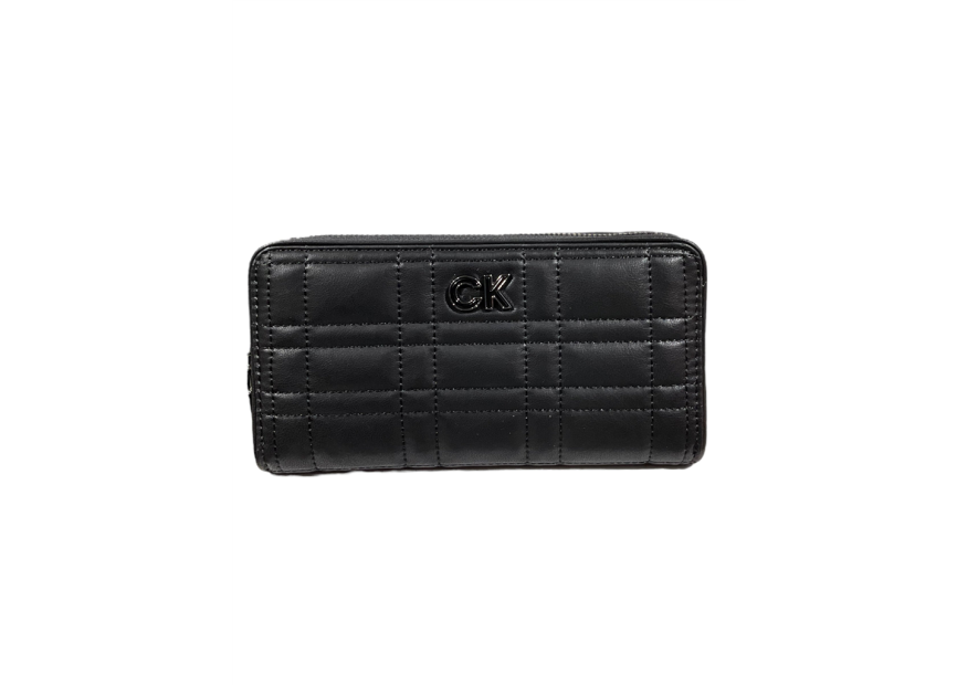 Calvin Klein K609912 - POLYURÉTHANE - NOIR calvin klein-re lock quilt-compagnon Porte-monnaie Femme
