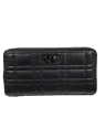 Calvin Klein K609912 - POLYURÉTHANE - NOIR -  calvin klein-re lock quilt-compagnon porte-monnaie