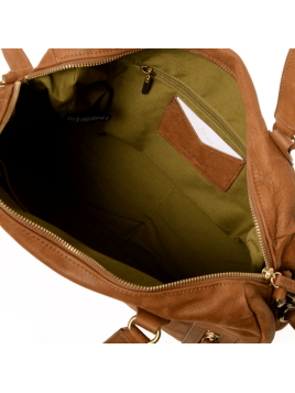 Nat & Nin MACY - CUIR DE VACHETTE - EPICE macy-sac porte main m Sacs à mains