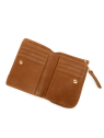 Nat & Nin ROZA - CUIR DE VACHETTE - ÉPICE portefeuille femme zip et cartes roza nat&nin porte-monnaie-femme
