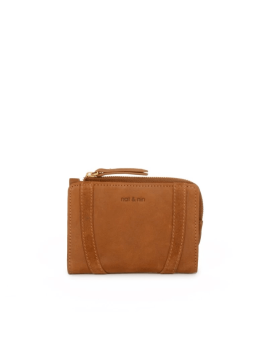 Nat & Nin ROZA - CUIR DE VACHETTE - ÉPICE nat&nin-roza-porte monnaie et cartes Porte-monnaie Femme