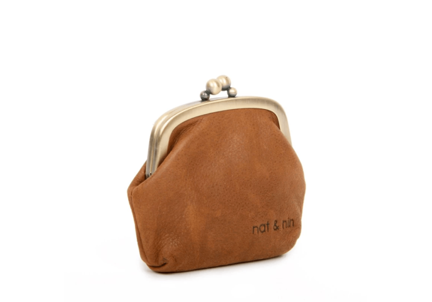 Nat & Nin BIBI - CUIR DE VACHETTE - EPICE nat&nin-bibi-bourse porte monnaie s Porte-monnaie Femme