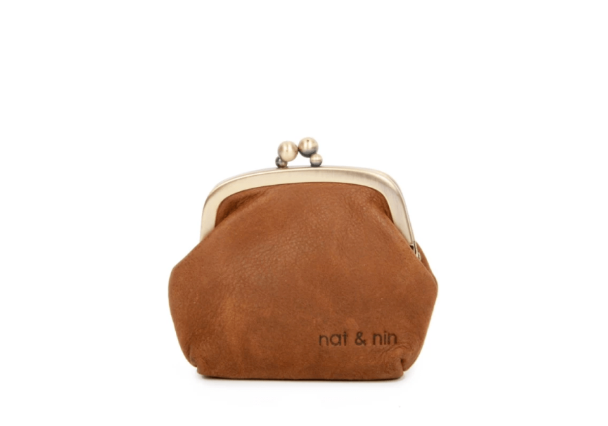 Nat & Nin BIBI - CUIR DE VACHETTE - EPICE nat&nin-bibi-bourse porte monnaie s Porte-monnaie Femme