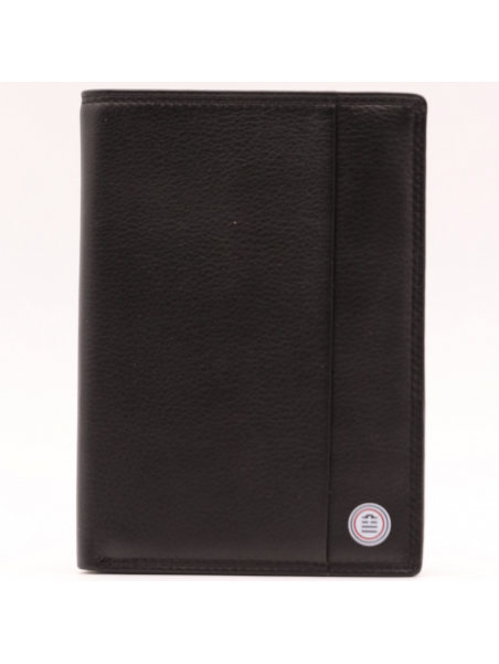 Serge Blanco VAN21013 - CUIR DE BOVIN - NOIR portefeuille vancouver blanco 13.7 Portefeuille Homme