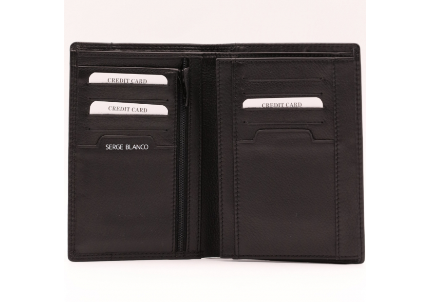 Serge Blanco VAN21021 - CUIR DE BOVIN - NOIR blanco-vancouver-portefeuille Portefeuille Homme