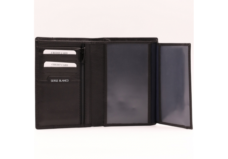 Serge Blanco VAN21021 - CUIR DE BOVIN - NOIR blanco-vancouver-portefeuille Portefeuille Homme