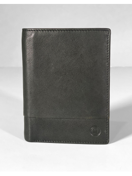 Serge Blanco ANC21024 - CUIR DE BOVIN - NOIR Portefeuille Anchorage Portefeuille Homme