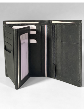 Serge Blanco ANC21024 - CUIR DE BOVIN - NOIR Portefeuille Anchorage Portefeuille Homme