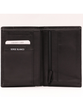 Serge Blanco VAN21019 - CUIR DE BOVIN - NOIR blanco-vancouver-portefeuille medium Portefeuille Homme