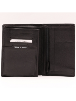 Serge Blanco VAN21024 - CUIR DE VACHETTE - NO blanco-vancouver-portefeuille 3 volets Portefeuille Homme