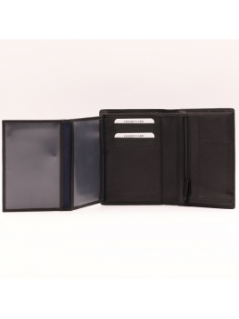 Serge Blanco VAN21024 - CUIR DE VACHETTE - NO blanco-vancouver-portefeuille 3 volets Portefeuille Homme