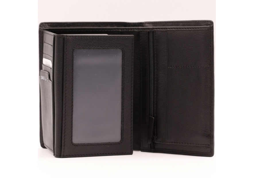 Serge Blanco VAN21024 - CUIR DE VACHETTE - NO blanco-vancouver-portefeuille 3 volets Portefeuille Homme
