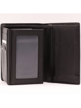 Serge Blanco VAN21024 - CUIR DE VACHETTE - NO blanco-vancouver-portefeuille 3 volets Portefeuille Homme