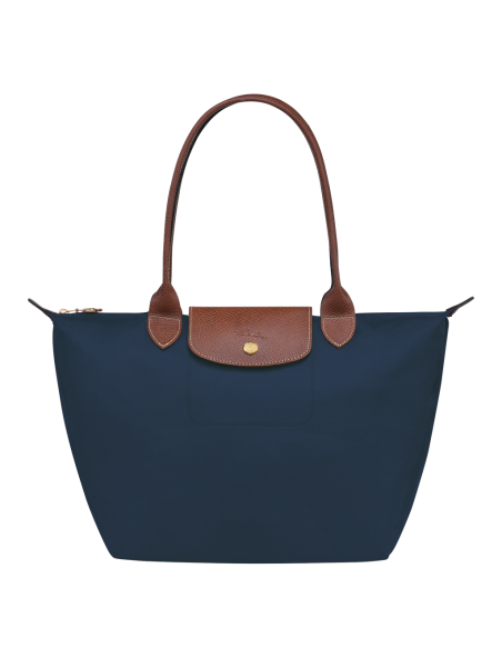 Longchamp 2605089 - NYLON ET CUIR - MARINE sac cabas m le pliage n'est pas format a4 shopping