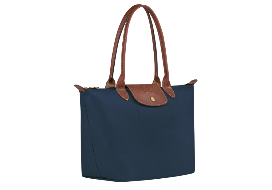 Longchamp 2605089 - NYLON ET CUIR - MARINE sac cabas m le pliage n'est pas format a4 shopping