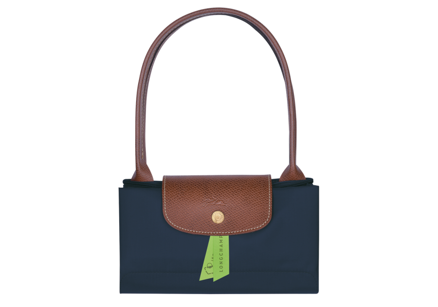 Longchamp 2605089 - NYLON ET CUIR - MARINE sac cabas m le pliage n'est pas format a4 shopping