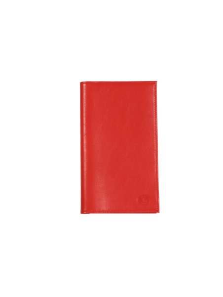 Frandi 419/03 - CUIR CLASSIQUE - ROUGE frandi-cuir lisse-étui chéquier chequier pf
