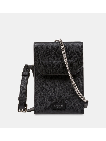 Lancel A11606 - CUIR DE VACHETTE - NOIR lancel ninon pochette portable Sacs à mains